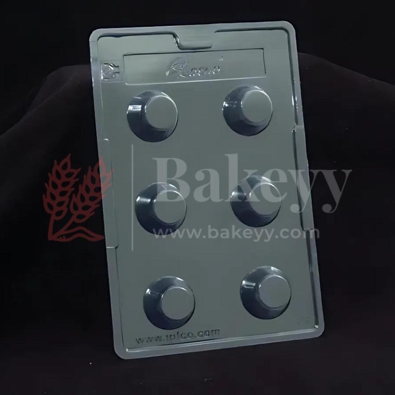 Mould 212-Dome Cylinder Chocolate Mould Tray | Baking Accessories | Plastic Chocolate Mould | Party Favor Mould | Pack of 1