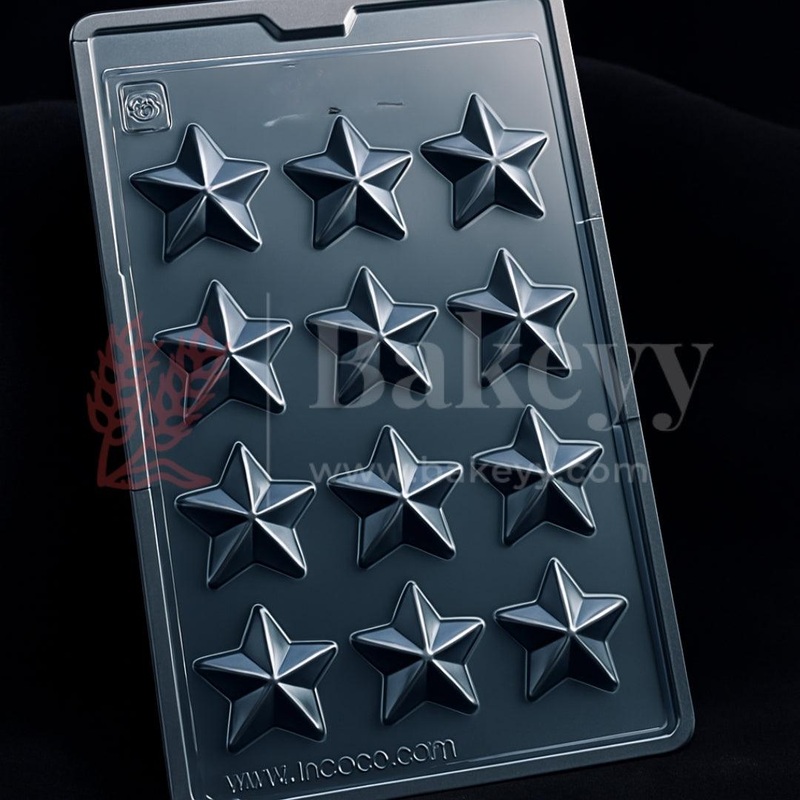 Mould 230 -Star Shape Chocolate Mould Tray | Baking Accessories | Plastic Chocolate Mould | Party Favor Mould | Pack of 1