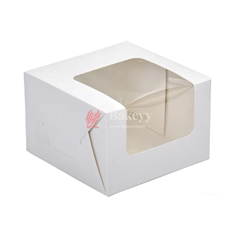 10x10x5 Inch Cake Box With L Shape Window ITC Quality | Pack Of 25