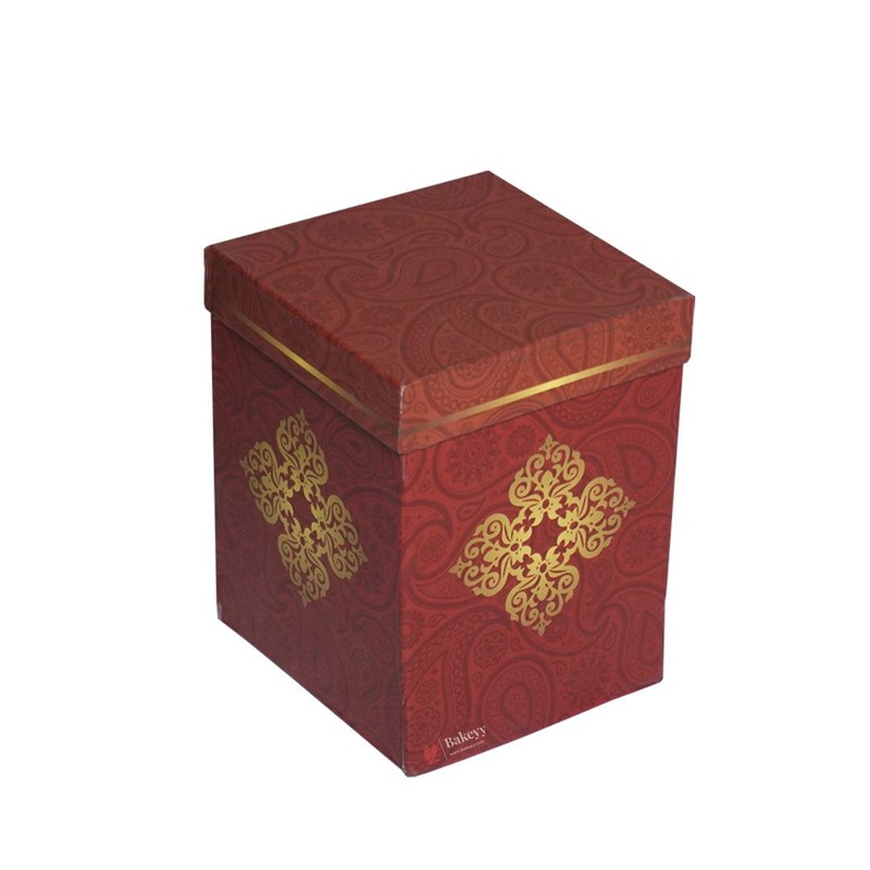 12x15.5x12cm | Regal Festive Chocolate Box  Multi-Layer Designer Gift Packaging