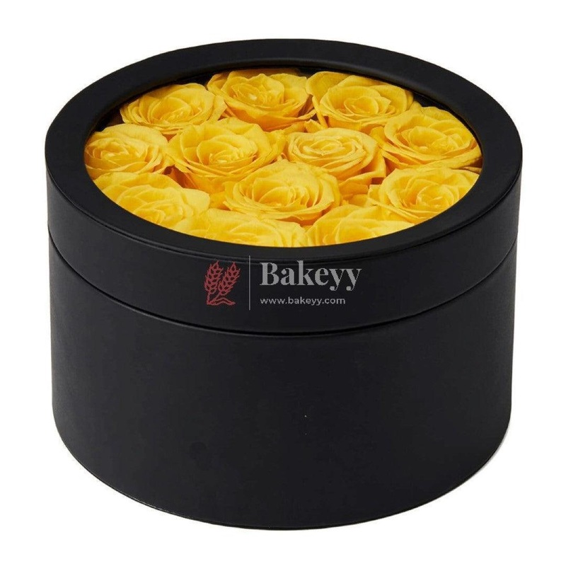 24x12cm | Round Window Hamper Box | Medium