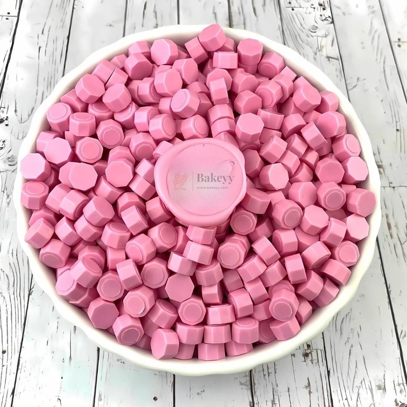 Baby Pink Wax Seal Beads, 100g