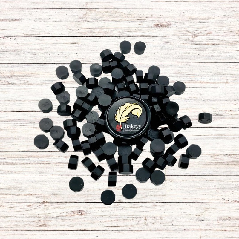 Black Wax Seal Beads, 100g