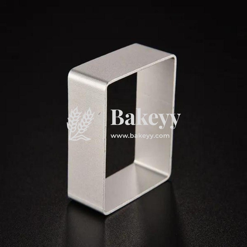 Cookie - Biscuit Cutter - Rectangle Shape - Biscuit Mould - Aluminium - 1 Piece