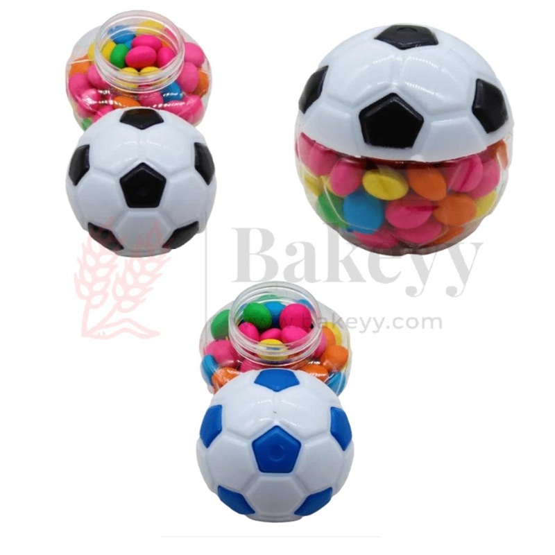 Football Bottle Candy Box | Small Chocolate Jars| Mixed Colours| Pack of 10