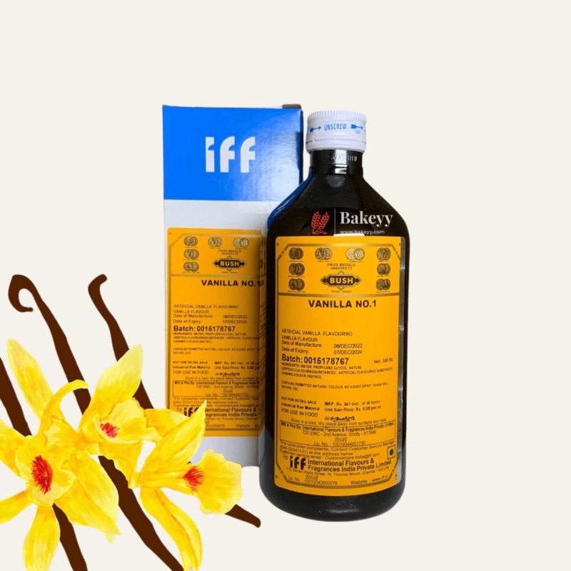 IFF Vanilla No. 1 | Essence | 500ML | Vanilla essence for cakes | Baking