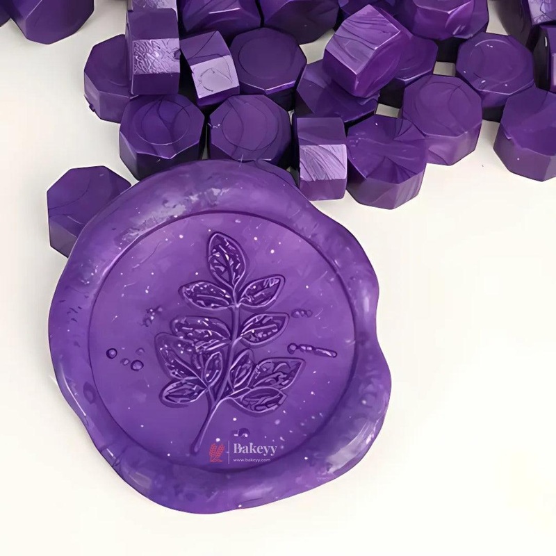 Purple Wax Seal Beads, 100gm