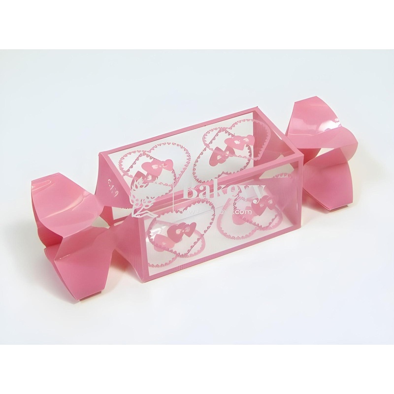 Sweetheart Candy Twist Gift Boxes | PVC Chocolate Box | Gift Box | Goodie Box | Kareena F - 190 | Pack Of 10