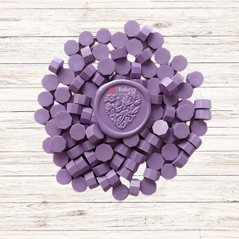 Violet Wax Seal Beads, 100gm