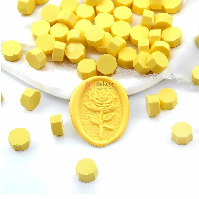 Yellow Wax Seal Beads, 100g