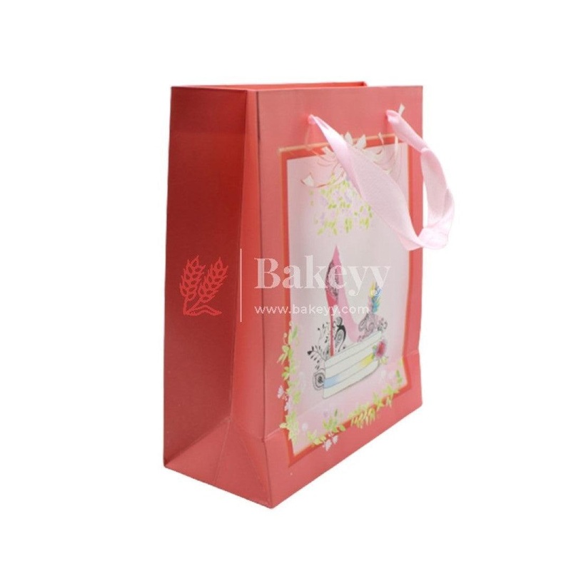 10x13Inch| Pastel Orange Heels Decorative Paper Bag |Gift Bag | Pack of 10