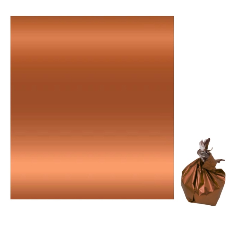 12x11.5cm| Metallic Copper Matt Wrapper| Pack of 200