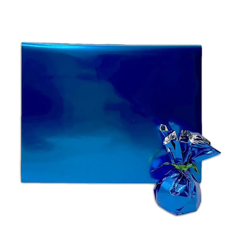 12x11.5cm Size | Blue Chocolate Wrapper | Matte Finish | Pack of 200