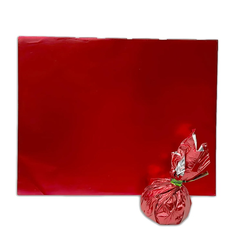 12x11.5cm Size| Red Chocolate Wrapper | Matte Finish | Pack of 200