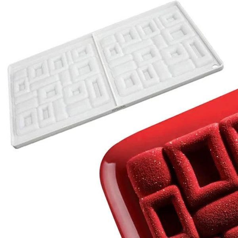 3DWave Silicone Mold | Silicone Designer Garnishing Moulds Entremet Cake Mould Mousse Mould