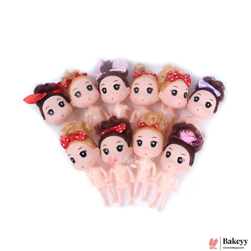 5 Inch Mini Doll Topper Set for Princess Cakes  | Ideal for Cakes, Cupcakes & DIY Decorations (Pack Of 1)