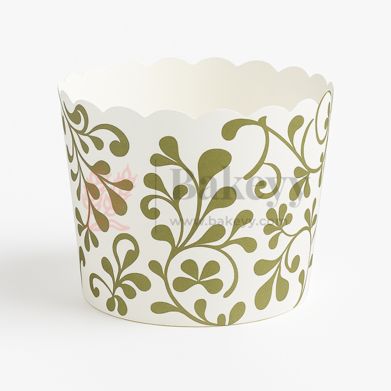 5cm | Olive Leaf Vine Muffin Cup | Packof50