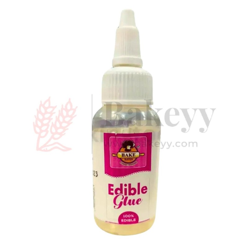 BakeHaven Edible Glue  100% Edible Adhesive for Cake Decoration, Fondant, and Sugar Art| 1 Piece