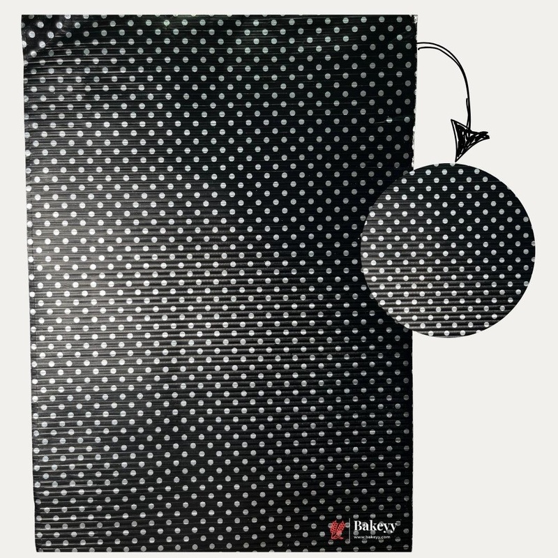 Black and White Polka Dot Wrapping Paper | 7x10" Size | Pack of 200