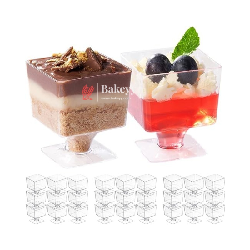 Clear Acrylic Dessert Cup Mini  | Pack Of 35 | D51