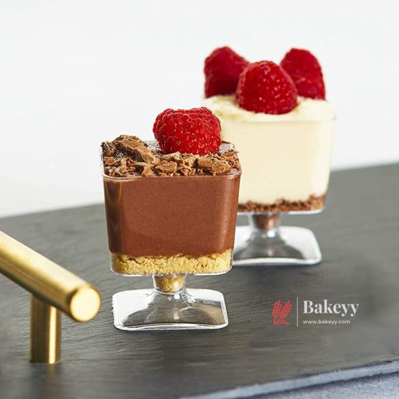 Clear Acrylic Dessert Cups | Pack Of 25 | D15