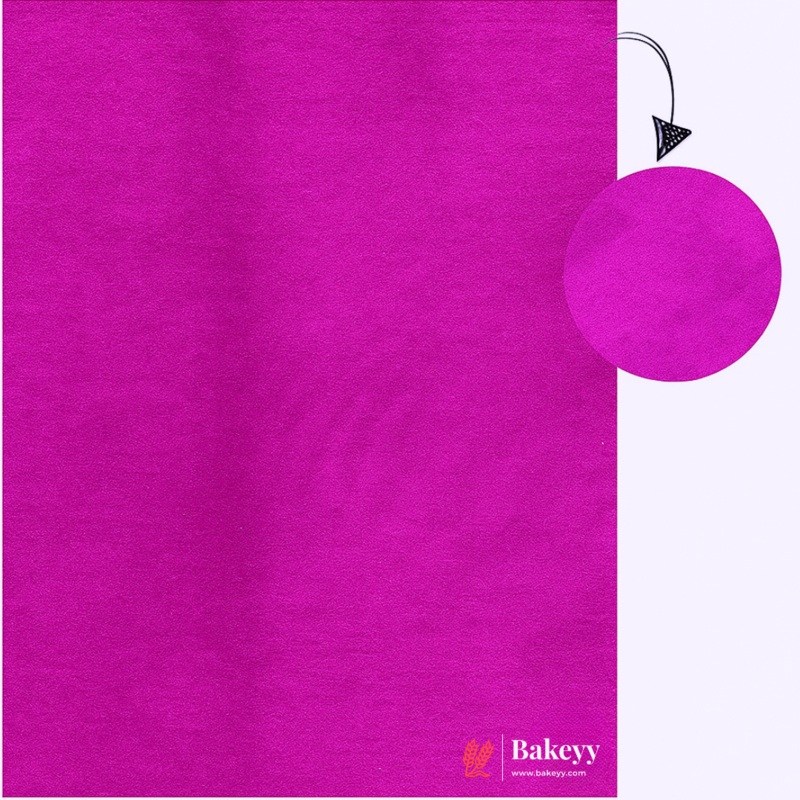 Magenta Colour Chocolate Wrapping Paper - Aluminium Embossed Foil | 7x10" Size | Pack of 200