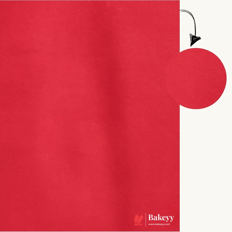 Red Chocolate Wrapping Paper - Aluminium Embossed Foil | 7x10" Size | Pack of 200