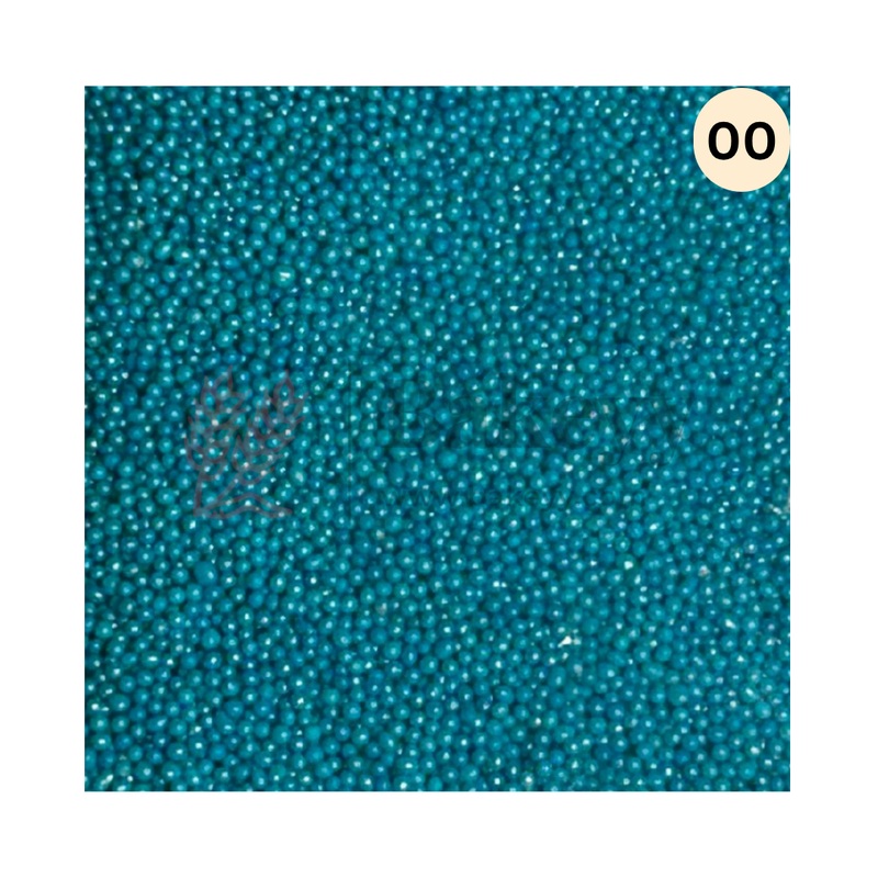 00 | Blue Edible Sprinkle Balls | Sprinkle for Cake, Cupcake, Brownies Decoration