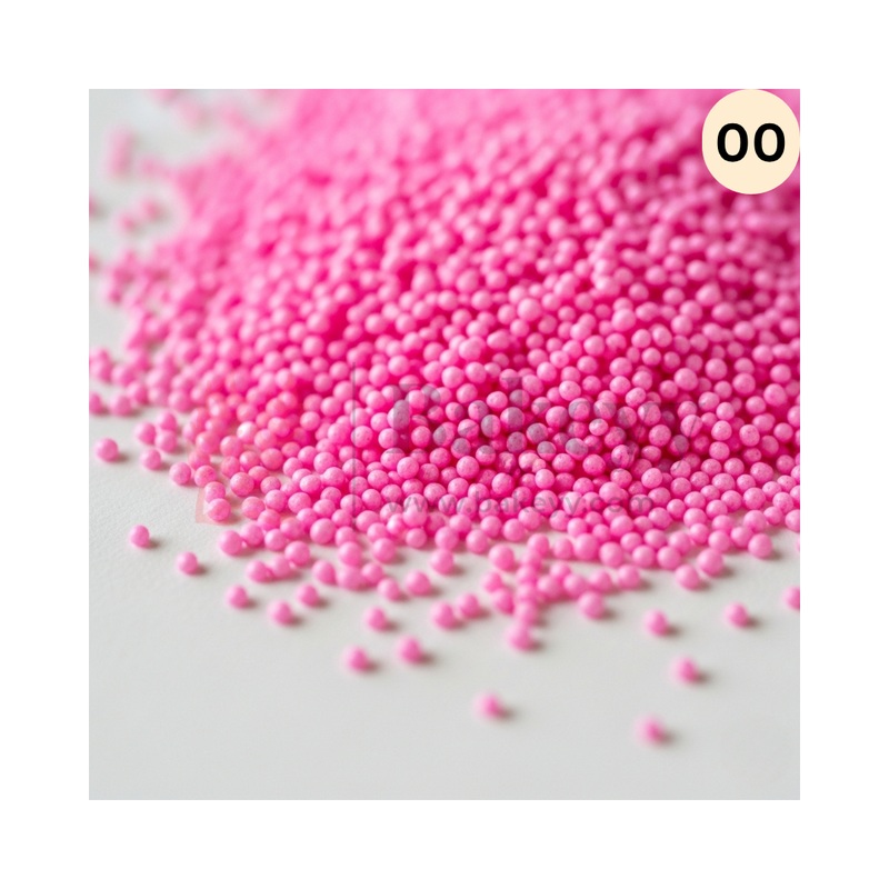 00 | Pink Edible Sprinkle Balls | Sprinkle for Cake, Cupcake, Brownies Decoration