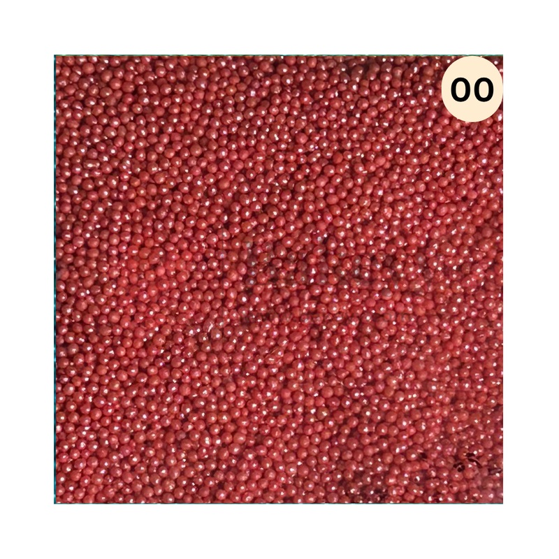 00 | Red Edible Sprinkle Balls | Sprinkle for Cake, Cupcake, Brownies Decoration