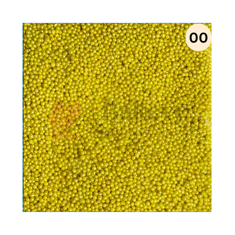 00 | Yellow Edible Sprinkle Balls | Sprinkle for Cake, Cupcake, Brownies Decoration