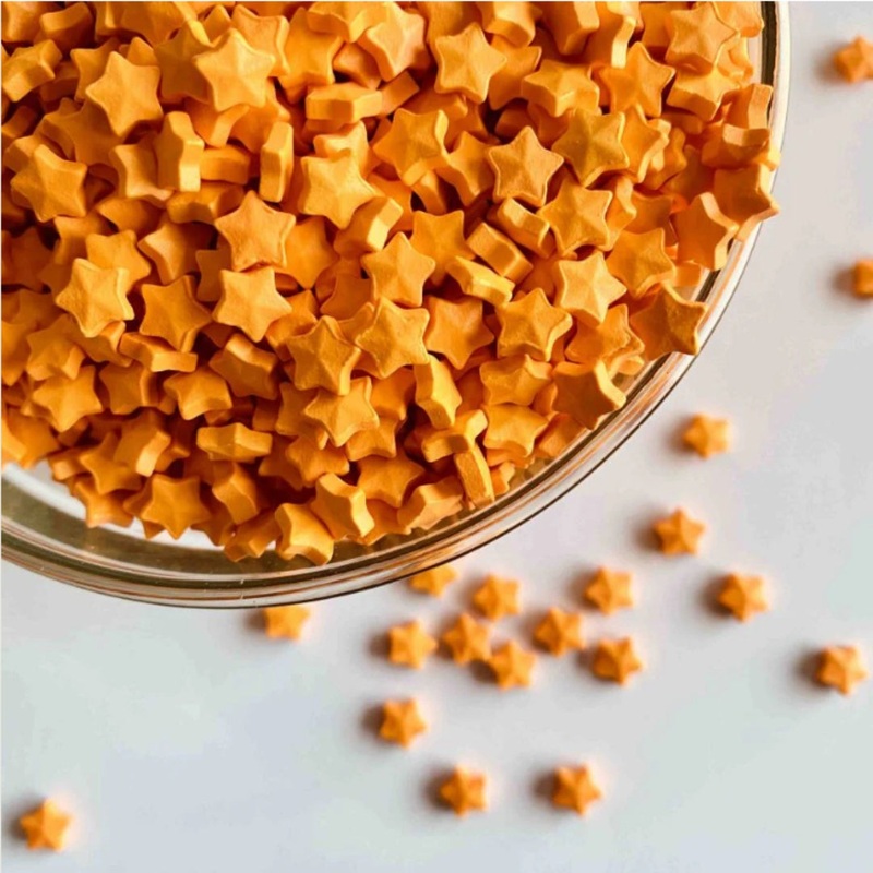 Golden Metallic Star Sugar Confetti