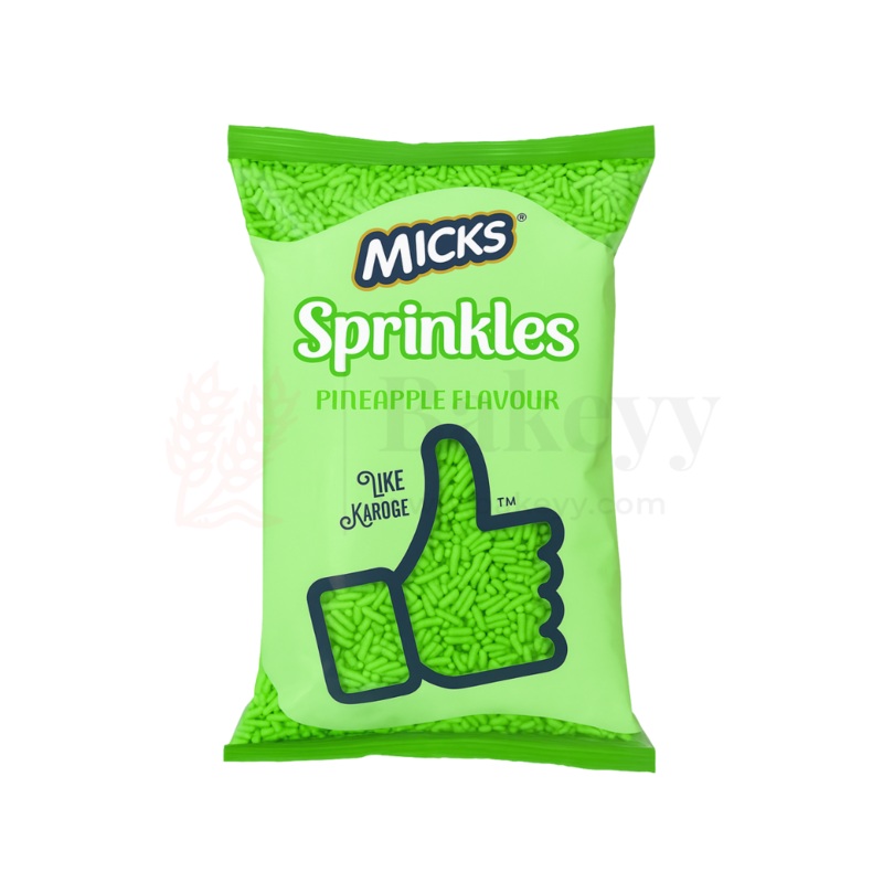 Micks Pineapple Flavoured Sprinkles  Premium Baking Toppings-200g