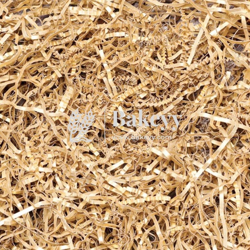 Natural Colour Crinkle Confetti | Shredded Grass Paper | 1 Kg
