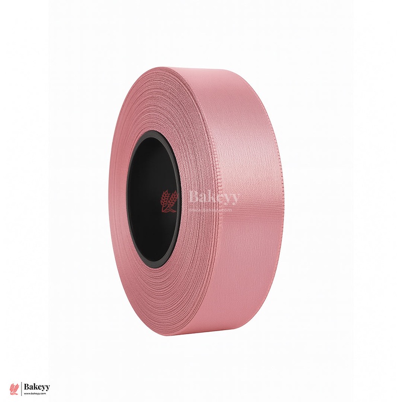 1 inch |18 Mtr Pink Satin Ribbon Roll  High-Quality Decorative Ribbon for Gift Wrapping & Crafts| 1 Roll