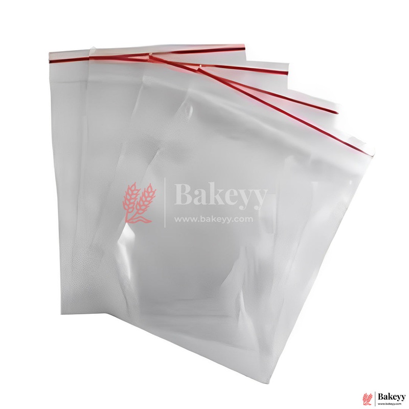 4x5inch Heavy-Duty Zip Lock Bags  Transparent Resealable Pouches for Food, Storage & Packaging | Multipurpose Zip Lock Plastic Bags | Pack Of 100