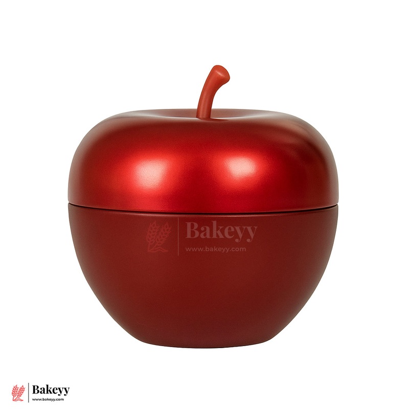 6cm Red Apple-Shaped  Empty Candle Tin | Reusable Decorative Container for Scented Candles, Gifts & Storage| Pack Of 12