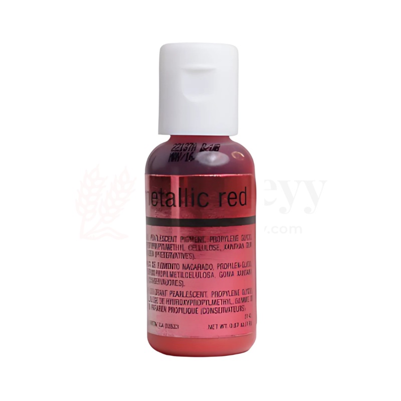 Chefmaster Metallic Red Airbrush Food Colour - 19g