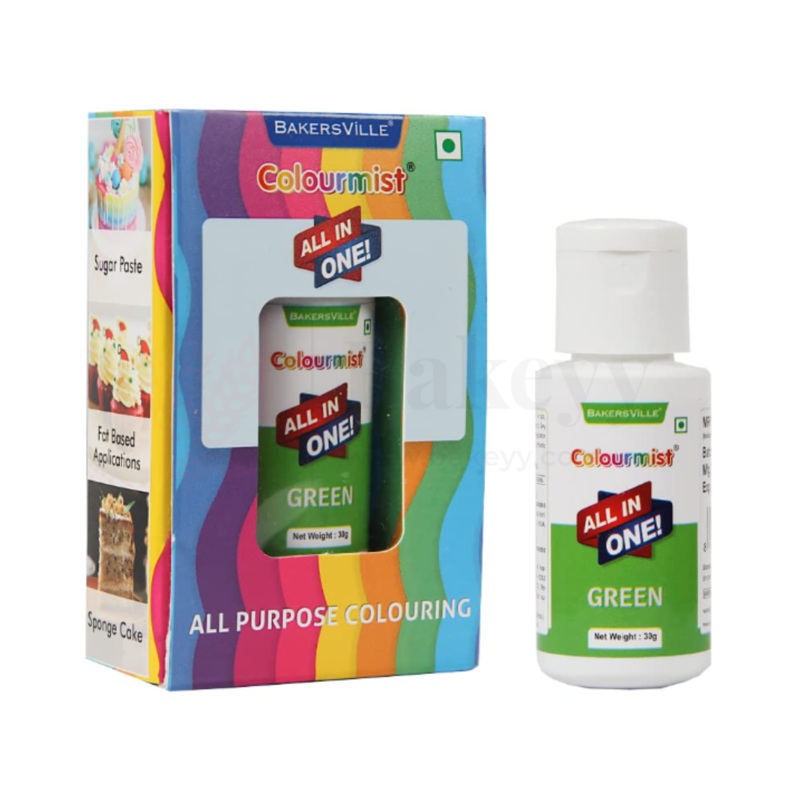 Colourmist Green All-in-One Edible Food Colour  30ml