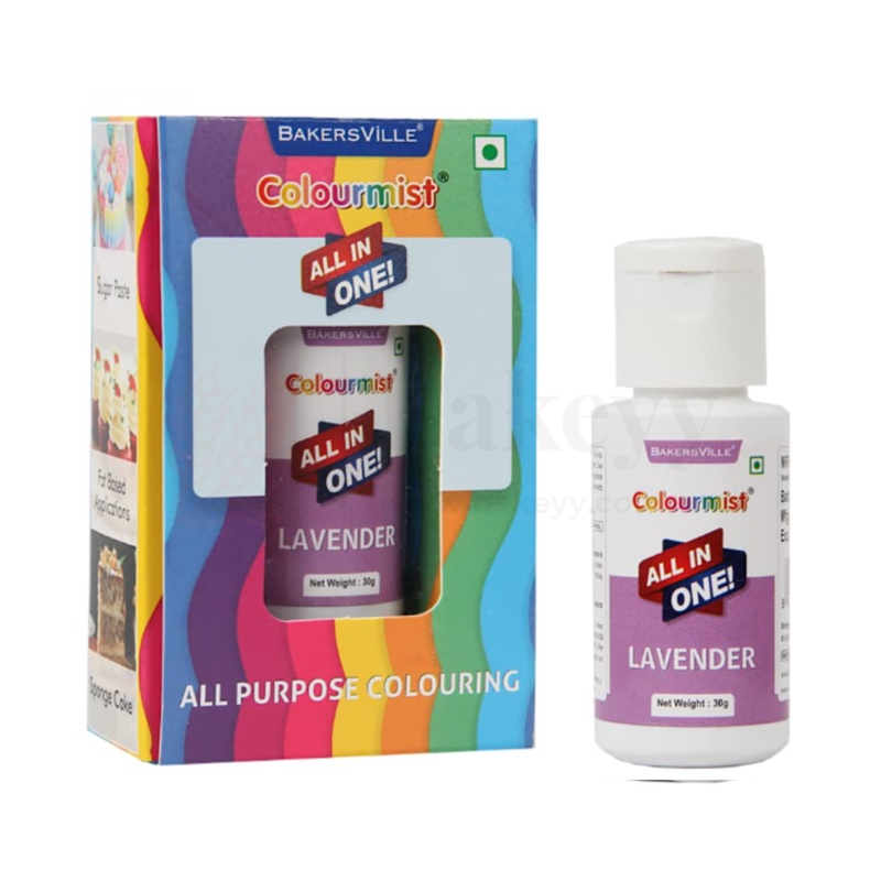 Colourmist Lavender All-in-One Edible Food Colour  30ml