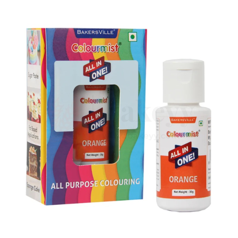 Colourmist Orange All-in-One Edible Food Colour  30ml