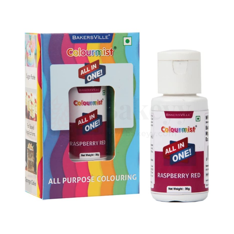 Colourmist Raspberry Red | All-in-One Edible Food Colour  30ml
