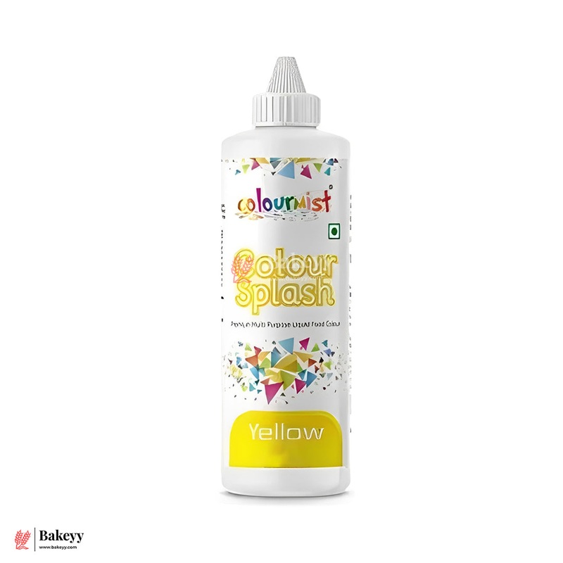 Colourmist Yellow Liquid Food Color  Premium Vibrant Shade for Baking & Cake Decorating