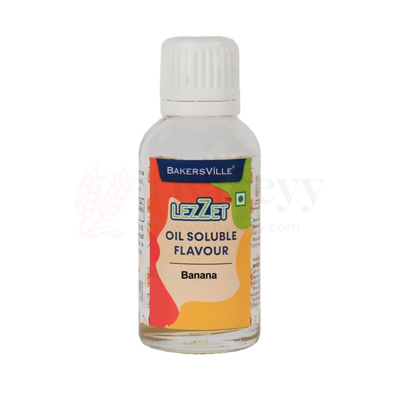LEZZET Banana Oil Soluble Flavour  30ml