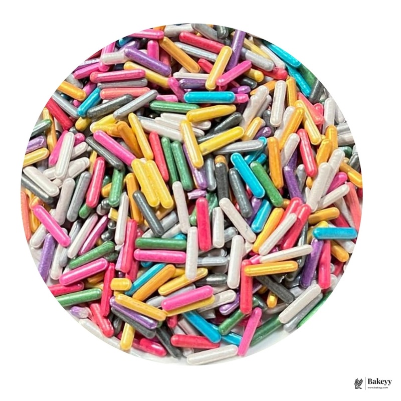 Rainbow Edible Rod Sprinkles