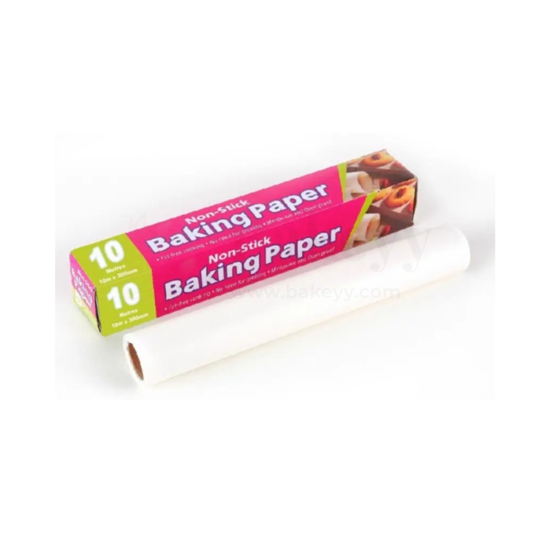 10 Metres Non-Stick Baking Paper Roll | Greaseproof, Eco-Friendly, Microwave Safe - 1 Piece