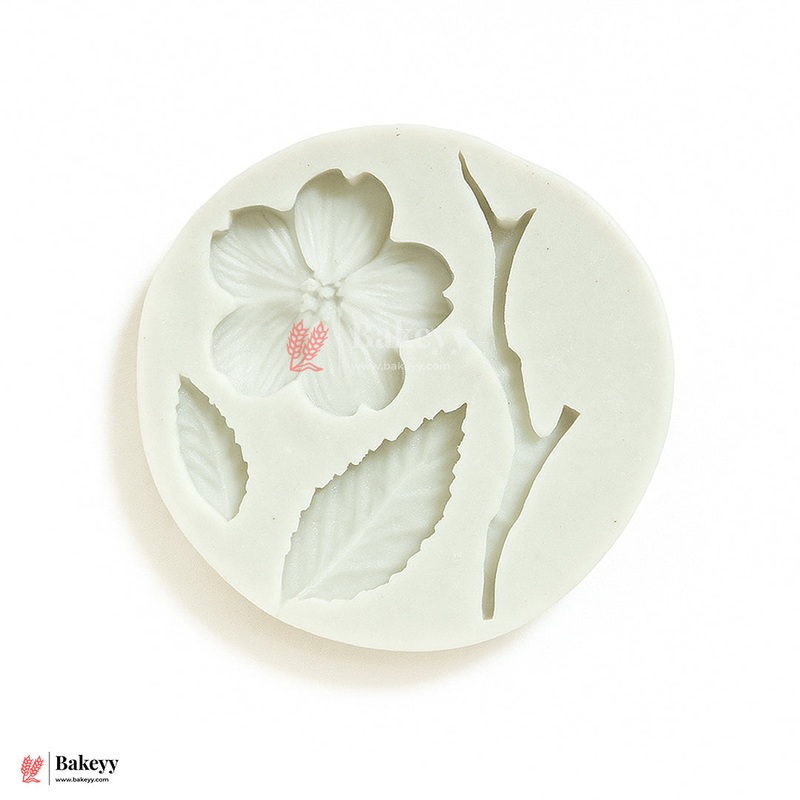 114| Floral Blossom Design Silicone Mould - 1 Piece
