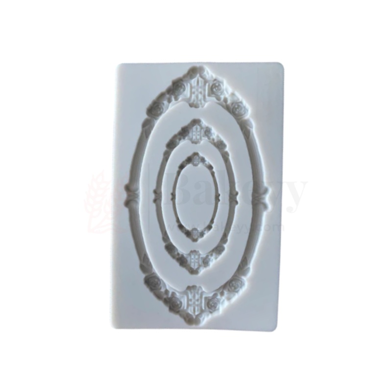118 | Vintage Frame Silicone Mould - 1 Piece