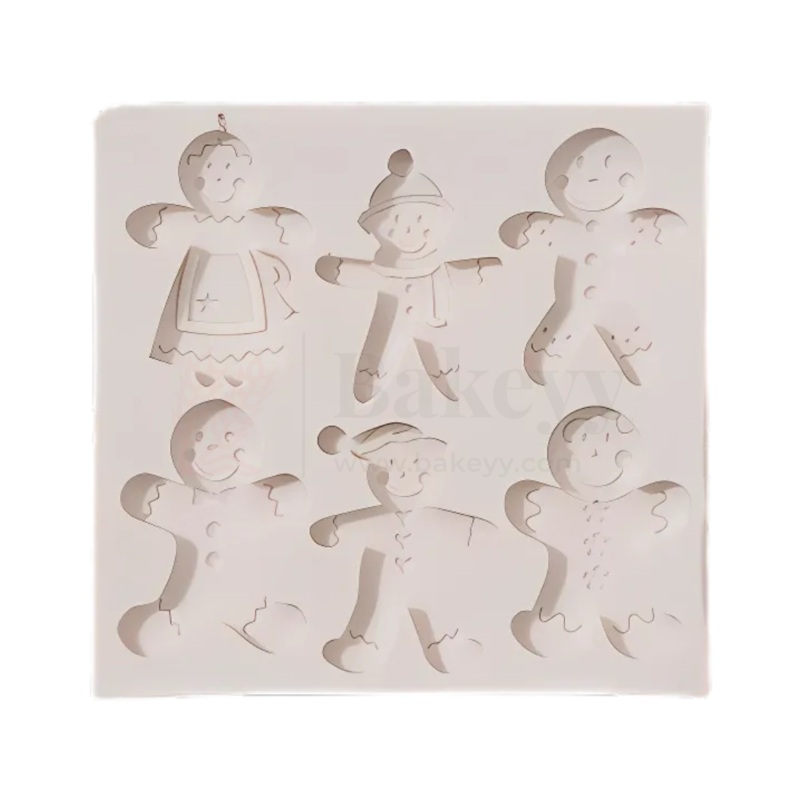 1217 | Christmas Gingerbread Man Silicone Mould - 1 Piece