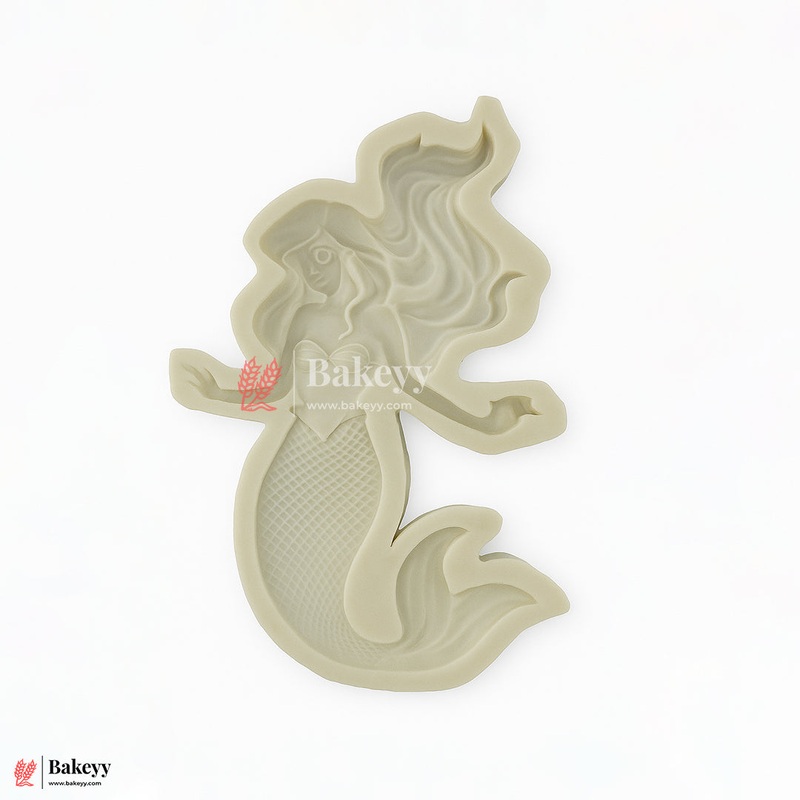 500 Mermaid Big  Themed  Fondant Mould - 1 Piece